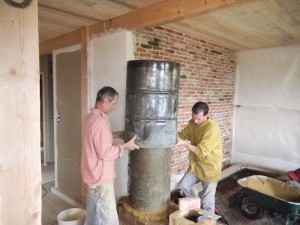 Auto-construction poêle de masse, rocket-stove