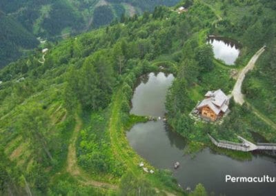 La ferme en permaculture de Sepp Holzer est un exemple remarquable de ce que peut donner une conception permacole réussie.