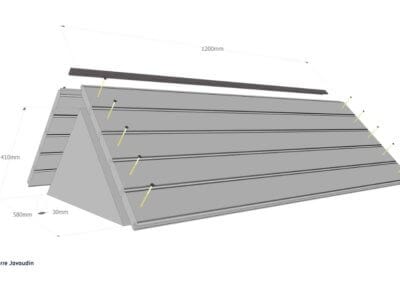 Explications et plans de Pierre Javaudin, expert en apiculture naturelle, pour fabriquer une ruche horizontale avec des matériaux de bricolage simples