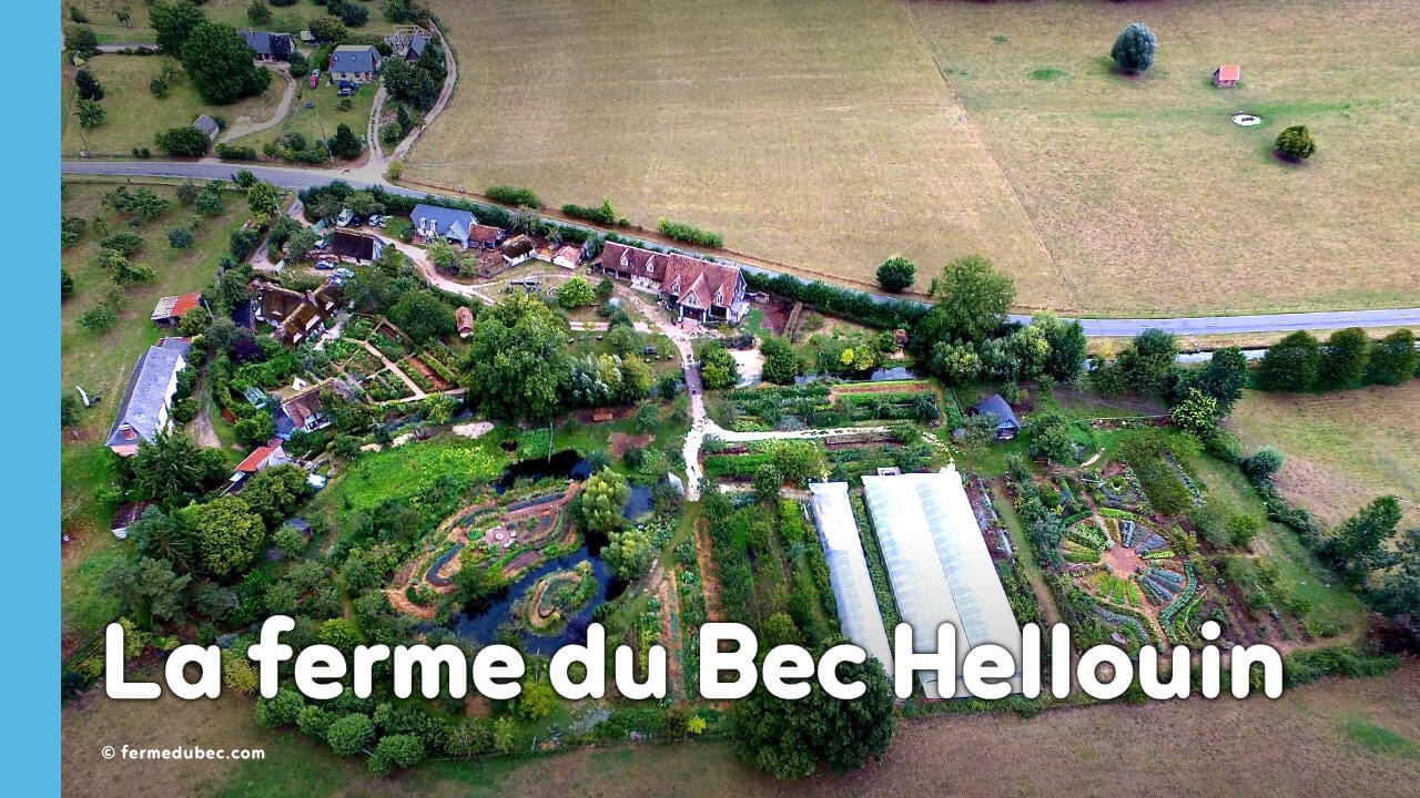 La ferme du Bec Hellouin a été conçue par Perrine et Charles Hervé-Gruyer grâce aux principes de permaculture et la méthodologie de design.