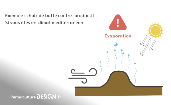 La culture sur butte est une technique de Permaculture avec des avantages et des inconvénients.