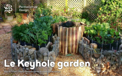 Keyhole garden ou jardin en trou de serrure