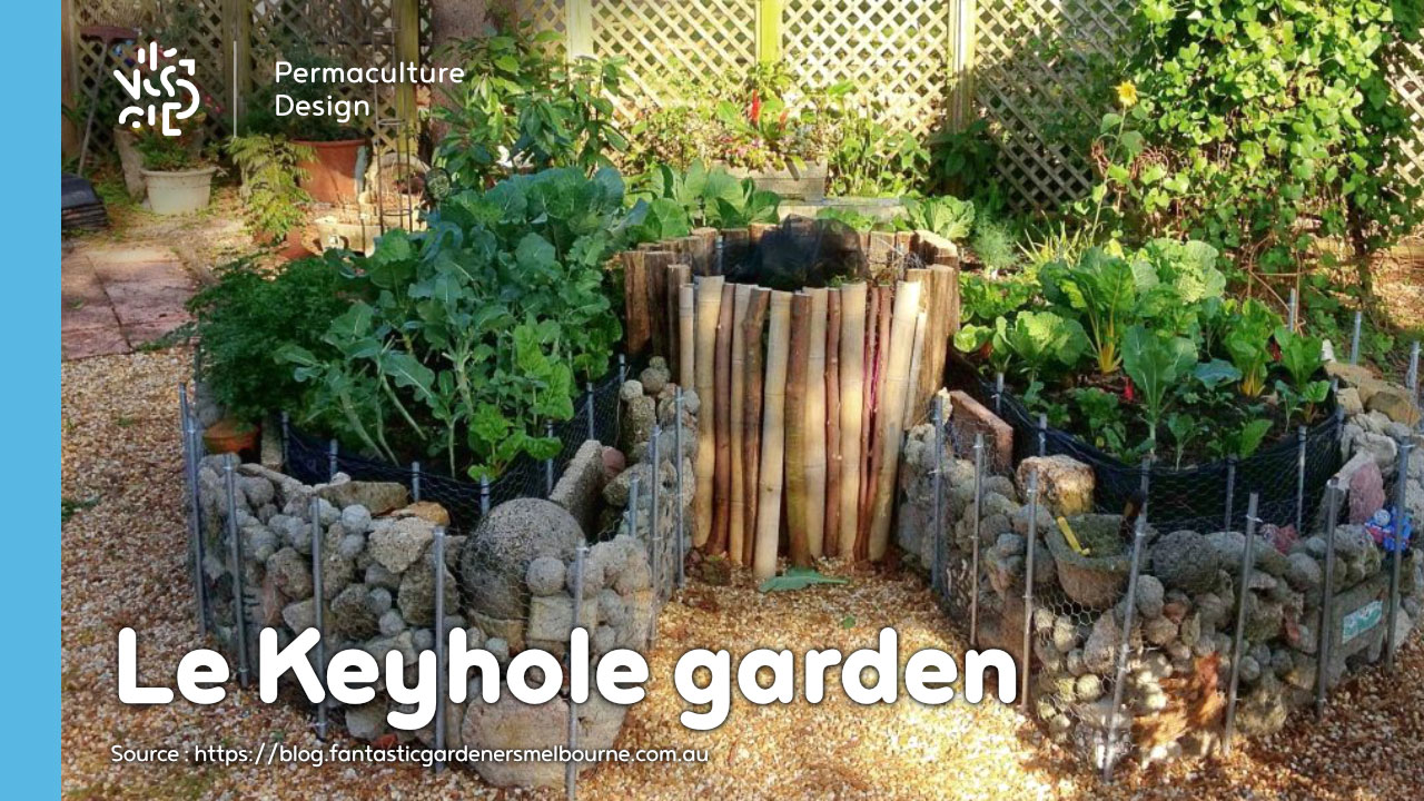 Inspiré de la permaculture, le keyhole garden ou jardin en trou de serrure est un support de cultures astucieux à la portée de tous !