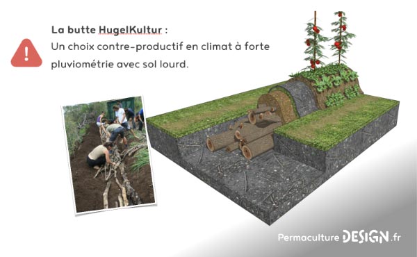 Récapitulatif des différents types de buttes de permaculture : hugelkultur, keyhole, spirale aromatique, butte autofertile, culture en lasagne, butte façon Philip Forrer…un guide complet pour faciliter votre choix !