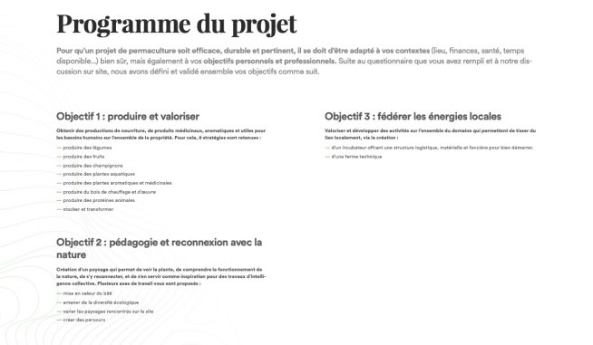 Exemple de Programme