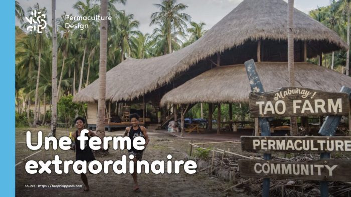 Le développement de la ferme Tao, basé sur les principes de permaculture a permis à toute une communauté d’être plus autonome et résiliente.