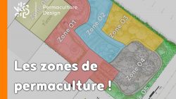 Prévoir les zones dans son design de permaculture permet d'être plus efficace au quotidien