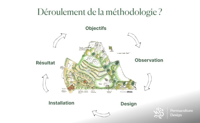 Illustration design de permaculture.