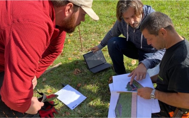 Chantier projet professionnel à Bordeaux en Gironde par nos paysagistes.