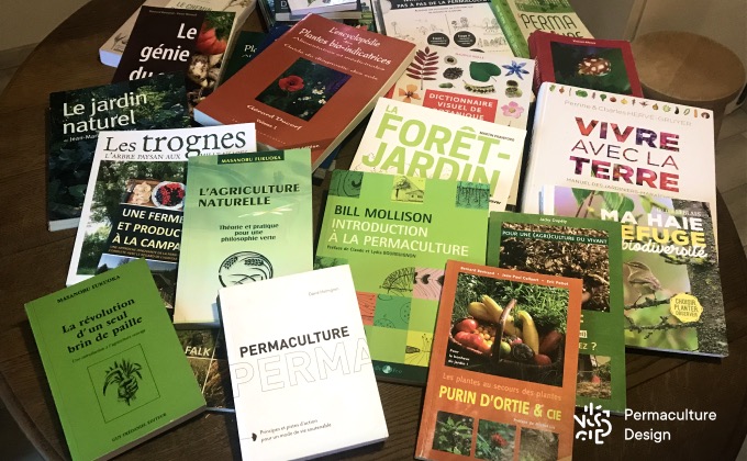 Livres de permaculture.