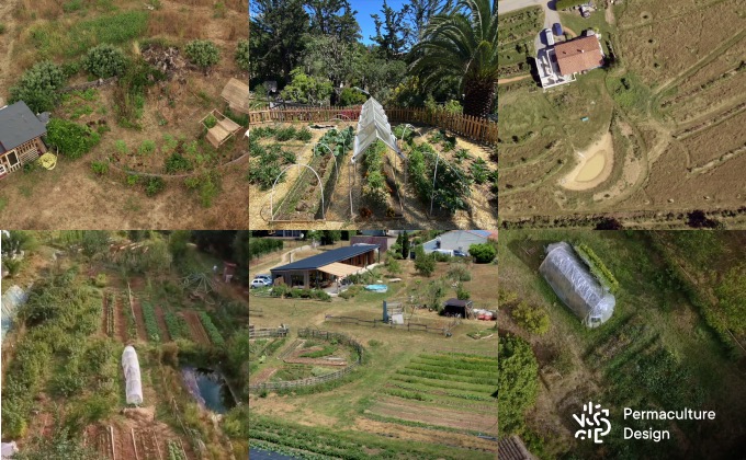 Jardin réalisées après nos formations en permaculture.