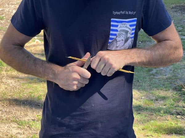 Cours de greffe pour création de verger naturel.