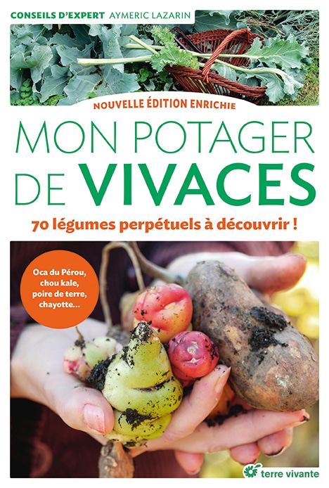 Livre sur le potager de vivaces avec 70 légumes perpétuels.