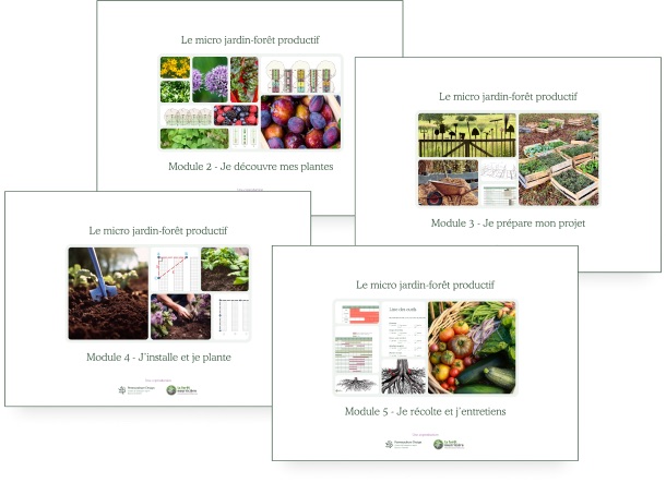 Aperçu des 4 livrets