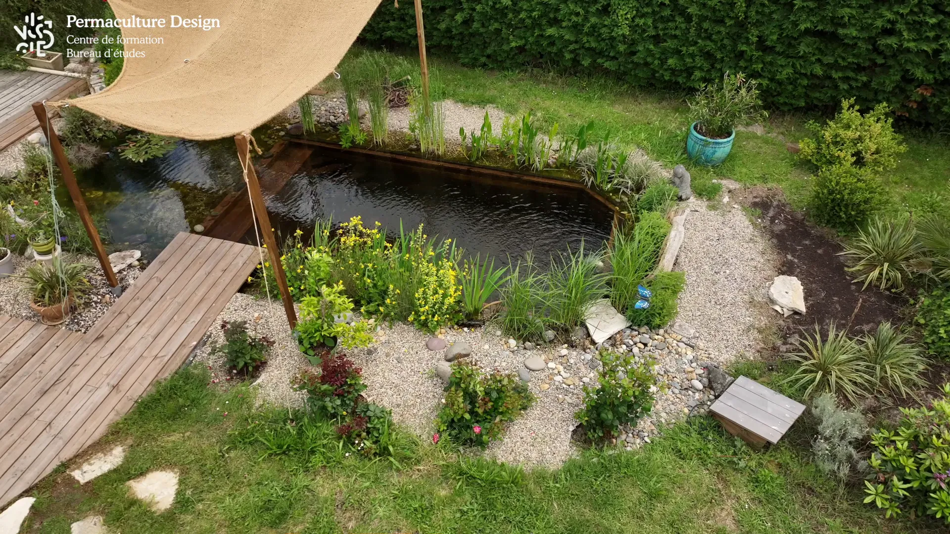 Piscine naturelle en auto-construction
